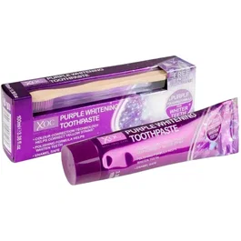 XOC Set XOC: Purple Whitening avec dentifrice 100 g et brosse à dents
