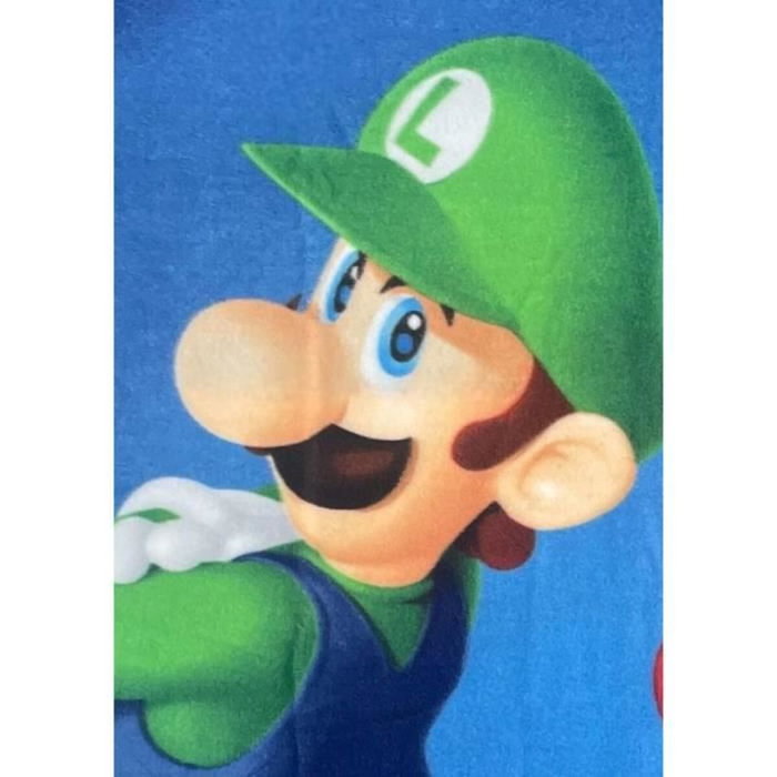 Mario Bros Plaid polaire Mario et Luigi, 100 x 140 cm