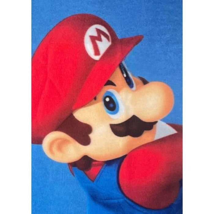 Mario Bros Plaid polaire Mario et Luigi, 100 x 140 cm