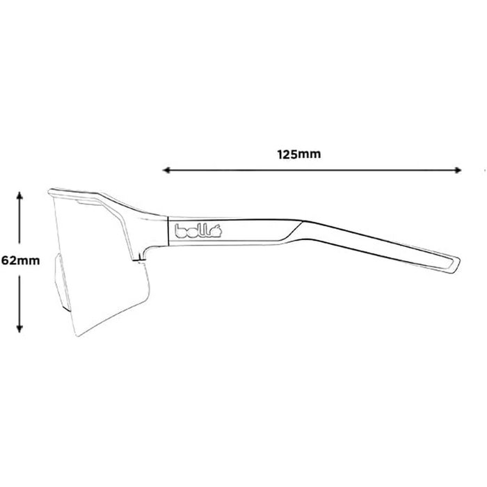 Lunettes de soleil Unisexe Bollé BS005007 Ø 140 mm