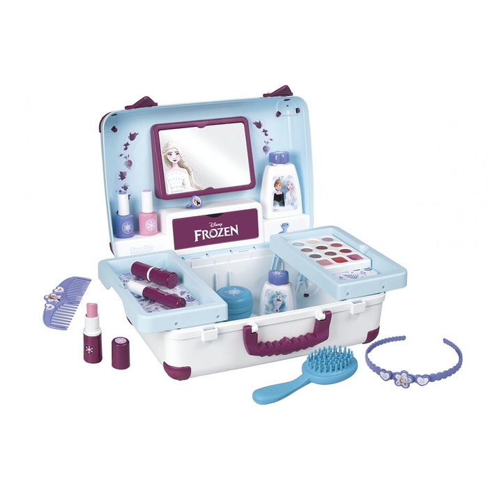 Smoby Valise beauté La Reine des Neiges - Coiffure, onglerie et maquillage