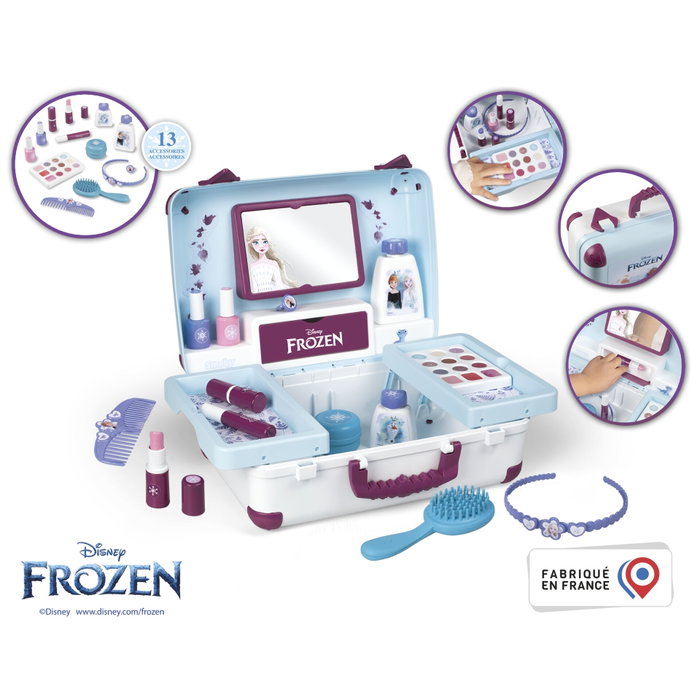 Smoby Valise beauté La Reine des Neiges - Coiffure, onglerie et maquillage Smoby Valise beauté La Reine des Neiges - Coiffure, onglerie et maquillage