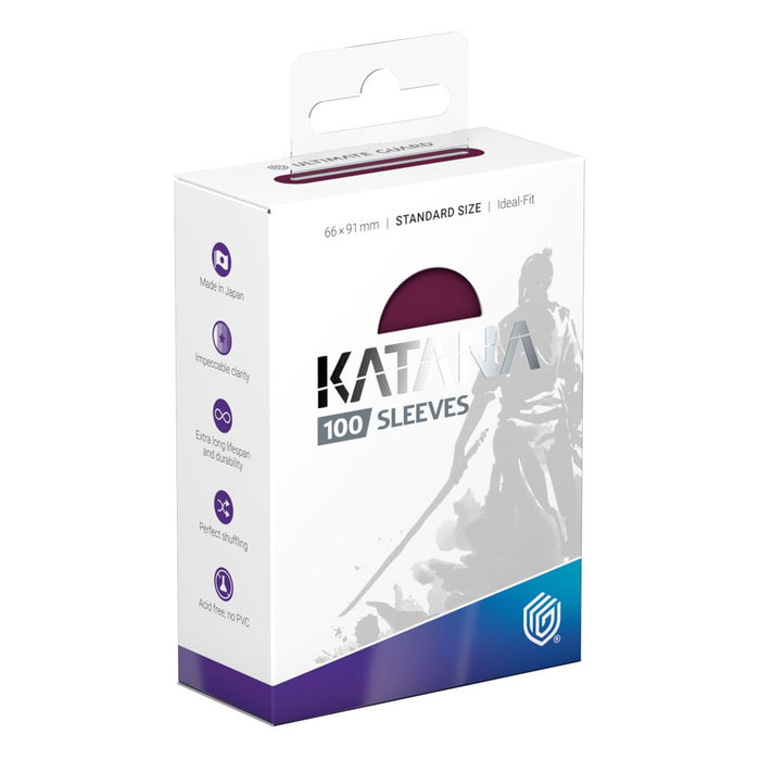 Ultimate Guard Katana Sleeves Standard Size (100) - Radiant Plum Ultimate Guard Katana Sleeves Standard Size (100) - Radiant Plum