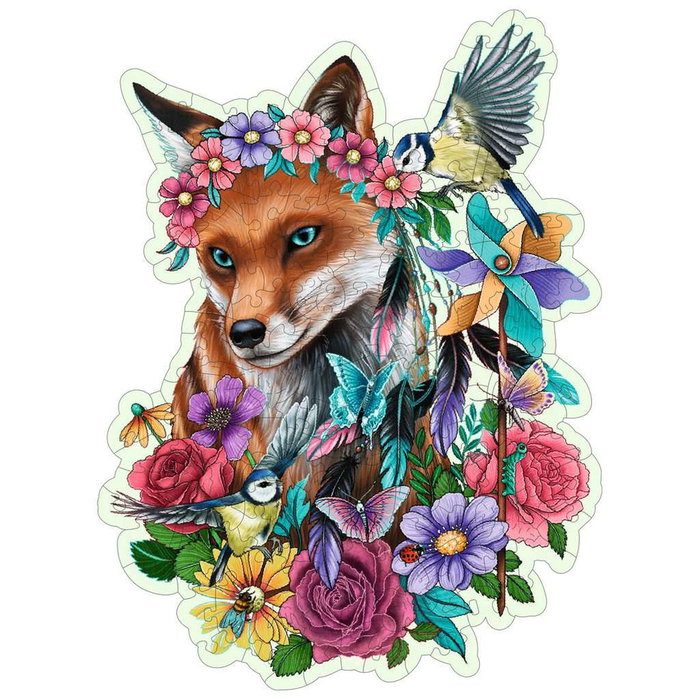 Ravensburger Puzzle en bois Renard coloré 150 pièces avec 15 figurines