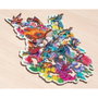 Ravensburger Puzzle en bois Renard coloré 150 pièces avec 15 figurines