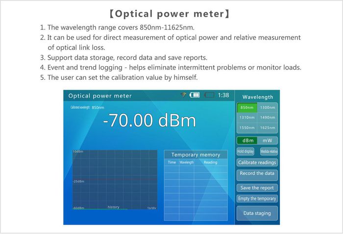 Ernitec Moniteur de test 4K avec écran tactile capacitif IPS de 7", Wi-Fi 2.4G/5G, compatible IP/HDCVI/AHD/TVI/CVBS/ONVIF, TDR, DDM, OPM, sortie PoE+ et DC 12V/2A