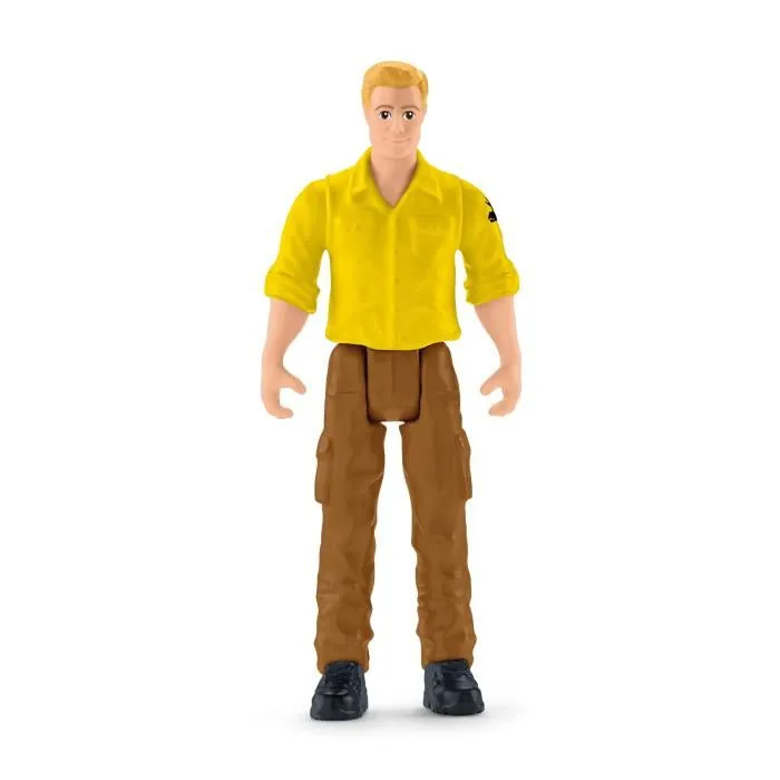 Schleich 41464 DINOSAURS Coffret de Jouet Préhistorique Voiture Tout-Terrain avec Avant-Poste Dino, Figurine Humaine et Dinosaure, 36 Pièces pour Enfants Dès 4 Ans