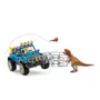 Schleich 41464 DINOSAURS Coffret de Jouet Préhistorique Voiture Tout-Terrain avec Avant-Poste Dino, Figurine Humaine et Dinosaure, 36 Pièces pour Enfants Dès 4 Ans