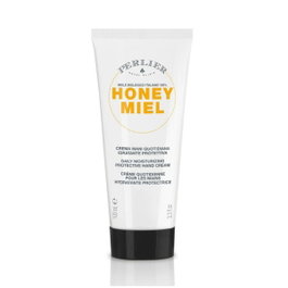 Perlier Crème Hydratante et Protectrice pour les Mains au Miel Bio 100 mL - Hydratation et Nutrition Intense