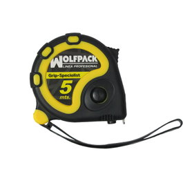 WOLFPACK LINEA PROFESIONAL Flexomètre Grip Special 5m avec frein