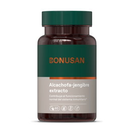 BONUSAN Extrait d'Artichaut et Gingembre, 60 Capsules