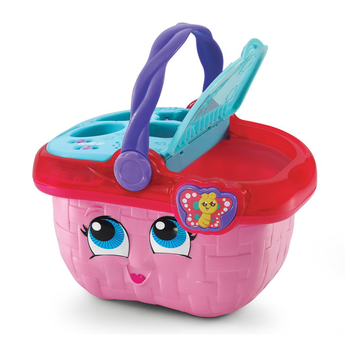 LeapFrog Panier de Pique-nique Interactif Éducatif Apprentissage des Formes et Couleurs 80-603622 avec 15 Accessoires pour Enfant à partir de 12 Mois