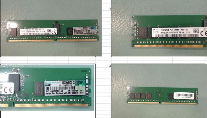 Hewlett Packard Enterprise Barrette mémoire DDR4 SODIMM 16Go PC4-2666V-R 1Rx8