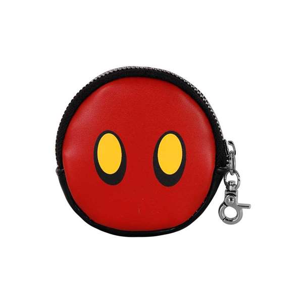 Karactermania Monedero Porte-Monnaie Cookie Face Mickey Mouse en PVC, Dimensions 8,7 x 2,3 x 8,7 cm