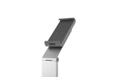 Durable Support tablette sur pied avec antivol - Support réglable et pivotant pour tablettes 7 à 13 pouces, inclinaison 88°, orientation 360°, câble USB inclus