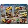 LEGO City 60496 La Pizzeria et ses Véhicules de Livraison - Jeu de Construction avec Voiture, Scooter et Drone pour Enfants dès 6 Ans