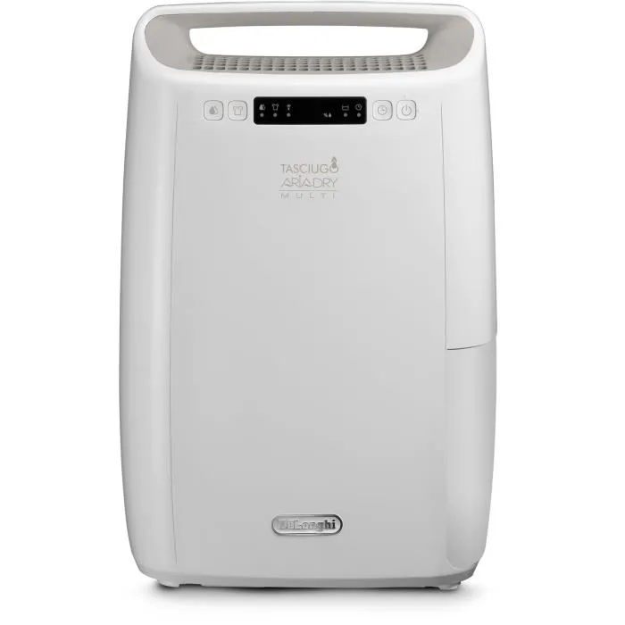 De'Longhi Déshumidificateur DEXD214RF, 2.1 L, pour pièces jusqu'à 65 m³, débit d'air 125 m³/h