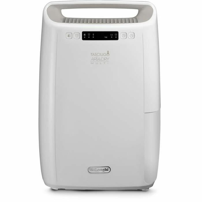 DeLonghi DEXD214RF - Déshumidificateur 14 L, Réservoir 2,1 L, Blanc