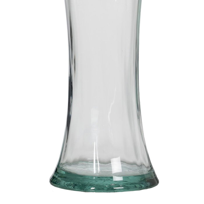 BigBuy Home Vase WE CARE Beige verre recyclé 20 x 20 x 30 cm
