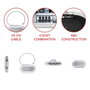 Master Lock Mini Coffre-fort Portable 5900EURDWHT avec Câble - Blanc