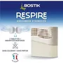 Bostik Absorbeur d'humidité Respire - Jusqu'à 25 m² - 2 recharges sans parfum 2 x 250 g - Éco-conçu à partir de plastique et carton recyclés