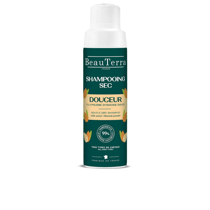 Beauterra Shampooing Sec Doux Cheveux Gras 50g - Absorption Sébum et Volume Beauterra Shampooing Sec Doux Cheveux Gras 50g - Absorption Sébum et Volume