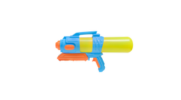 Marbueno 10375AC Pistolet à eau en plastique bleu clair jouet été 42 cm