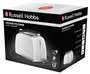 Russell Hobbs 26060-56 Tostador Honeycomb Blanc pour 2 Tranches avec Fonction Extra-Élévation et Support à Croissants