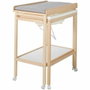 Roba Table à langer avec baignoire coulissante et matelas déperlant Gris