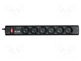 EATON ELECTRIC PS6TD Bloc parafoudre 6 prises noir