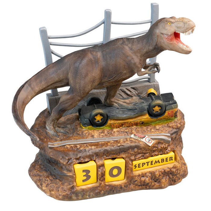 Jurassic Park Calendrier perpétuel 3D Jurassic Park Calendrier perpétuel 3D