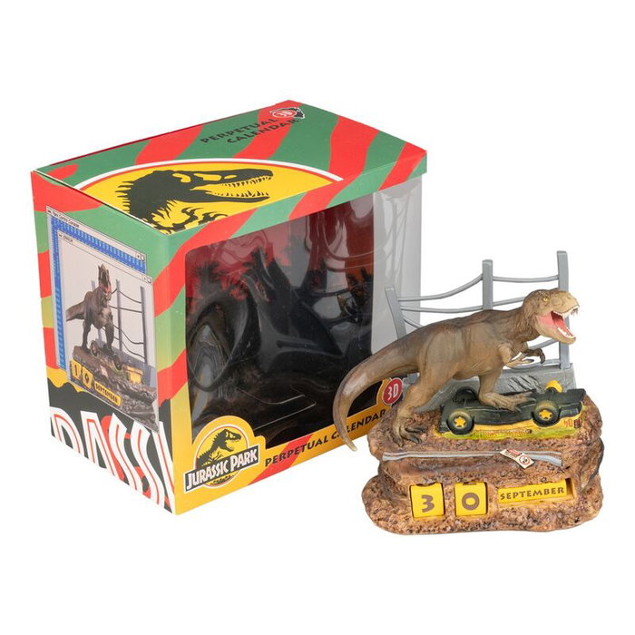 Jurassic Park Calendrier perpétuel 3D Jurassic Park Calendrier perpétuel 3D