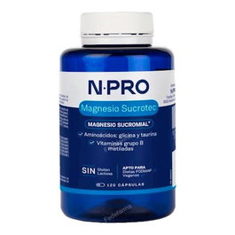 Npro Magnésium Sucrotec 120 Gélules Complément Alimentaire Magnésium et Vitamines B
