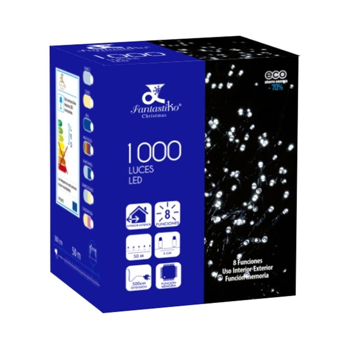 Guirlande lumineuse LED Bleu 25 X 20 X 18 CM Guirlande lumineuse LED Bleu 25 X 20 X 18 CM