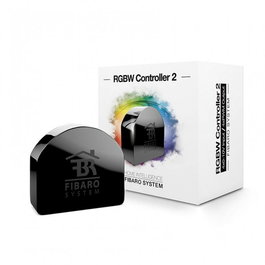 Fibaro Contrôleur LED RGBW 2 FGRGBWM-442 pour éclairage intelligent, compatible Z-Wave