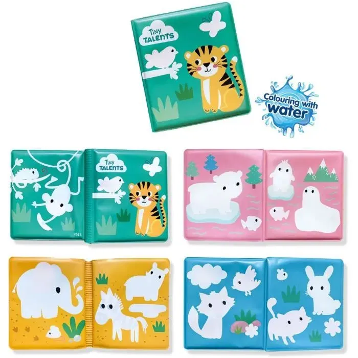 SES CREATIVE Livre de bain magique - Coloriage à l'eau pour enfants à partir de 3 ans