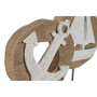 Home ESPRIT Figurine Décorative Ancre et Bateau Méditerranéen - 2 Unités - Blanc Naturel