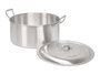 KINVARA Cacerola en aluminium 30 cm, 10 L, Plata