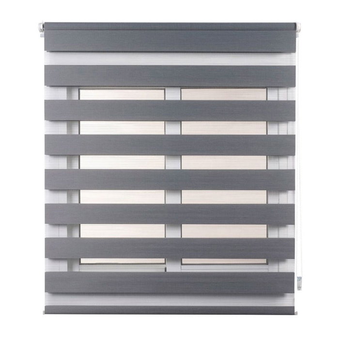 Store à enrouleur Stor Planet Clip&Fix Night&Day Argenté 120 x 180 cm Store à enrouleur Stor Planet Clip&Fix Night&Day Argenté 120 x 180 cm