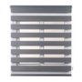 Store à enrouleur Stor Planet Clip&Fix Night&Day Argenté 120 x 180 cm