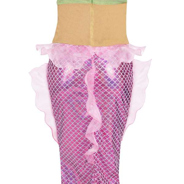 My Other Me Déguisement Sirène pour Enfant, Robe rose Taille L, Age 3 ans et plus