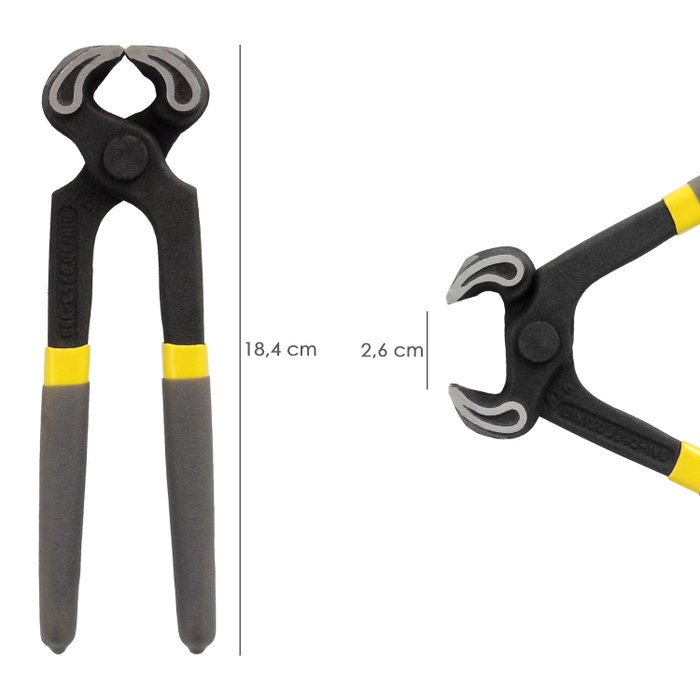WOLFPACK LINEA PROFESIONAL Pince menuisier Maurer professionnelle 180 mm WOLFPACK LINEA PROFESIONAL Pince menuisier Maurer professionnelle 180 mm