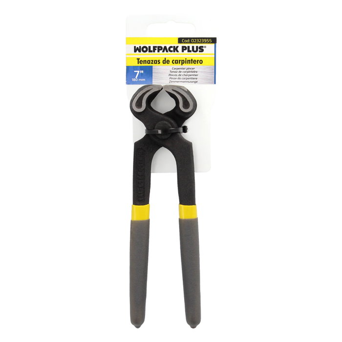 WOLFPACK LINEA PROFESIONAL Pince menuisier Maurer professionnelle 180 mm WOLFPACK LINEA PROFESIONAL Pince menuisier Maurer professionnelle 180 mm
