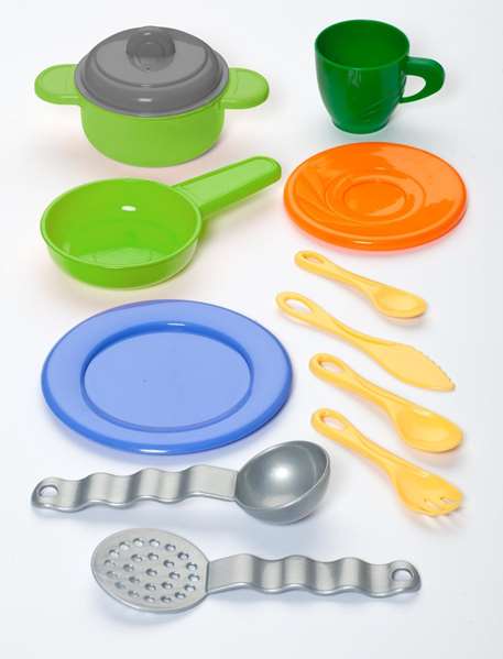 Molto Cuisine jouet avec lampe verte pour enfants de 3 à 99 ans - Fonctionne avec 1 pile AAA incluse - En espagnol et anglais