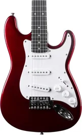 EKO Guitare électrique Starter ST100 format 3/4 type Strat - Rouge Chrome