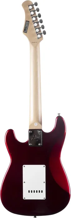EKO Guitare électrique Starter ST100 format 3/4 type Strat - Rouge Chrome