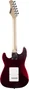 EKO Guitare électrique Starter ST100 format 3/4 type Strat - Rouge Chrome