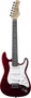 EKO Guitare électrique Starter ST100 format 3/4 type Strat - Rouge Chrome