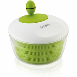 Leifheit Essoreuse à salade Trend 23069 - Blanc et vert - 4 L