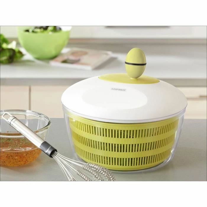 Leifheit Essoreuse à salade Trend 23069 - Blanc et vert - 4 L